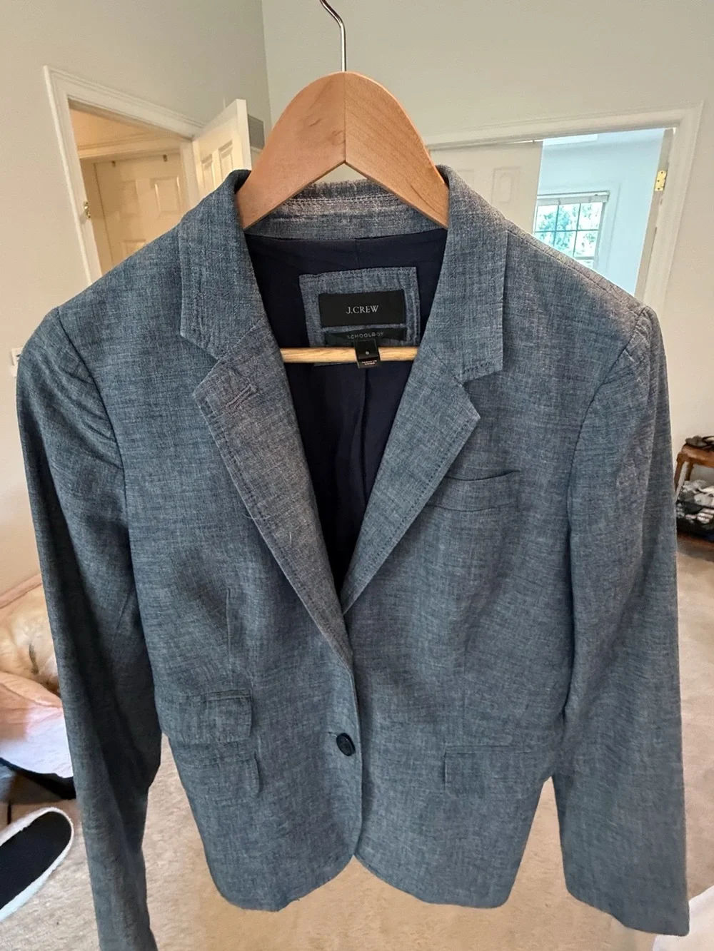 J. Crew Charcoal Gray Women's Tailored Blazer